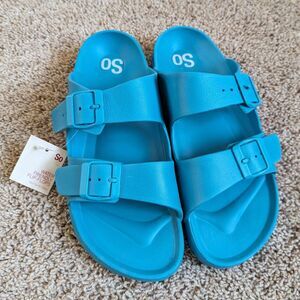 So Blown EVA Double Buckle Water Friendly Flip Flops